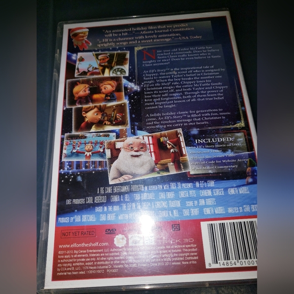 Elf On The Shelf Book And DVD - Picture 3 of 3